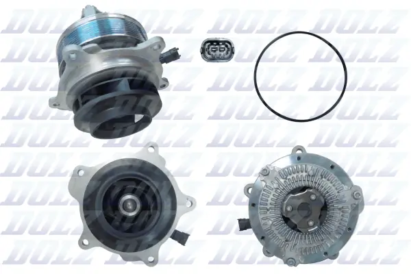Water Pump, engine cooling D324