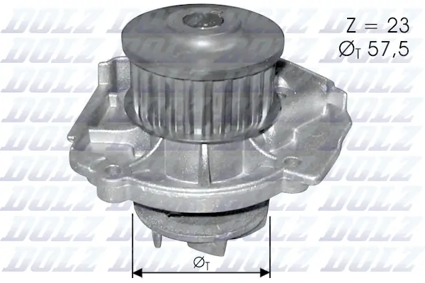 Water Pump, engine cooling S219