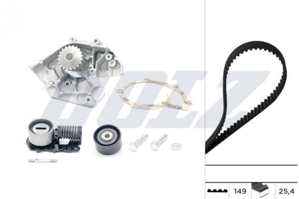 Water Pump & Timing Belt Kit KD009