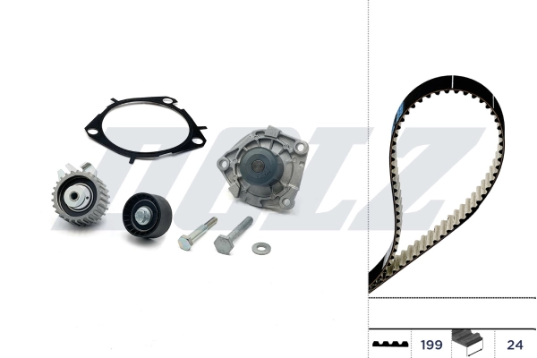 Water Pump & Timing Belt Kit KD102