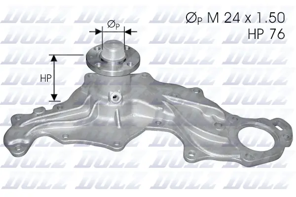 Water Pump, engine cooling F122