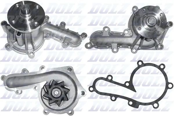 Water Pump, engine cooling T254