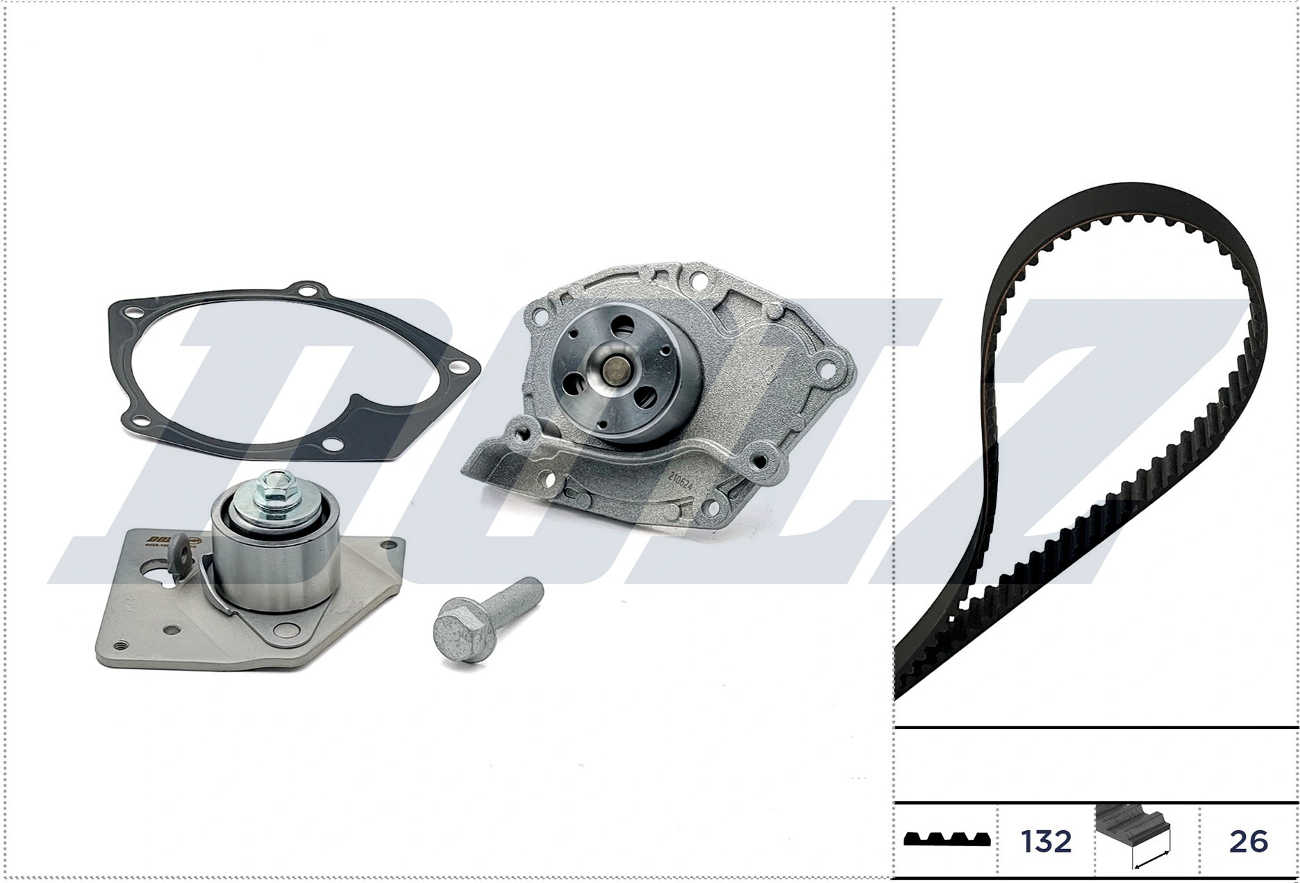 Water Pump & Timing Belt Kit KD128
