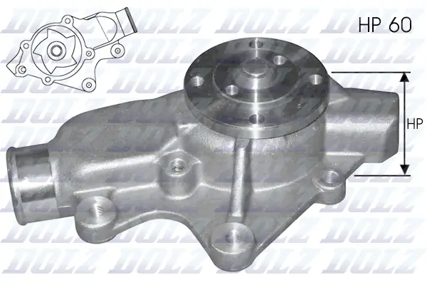 Water Pump, engine cooling J202