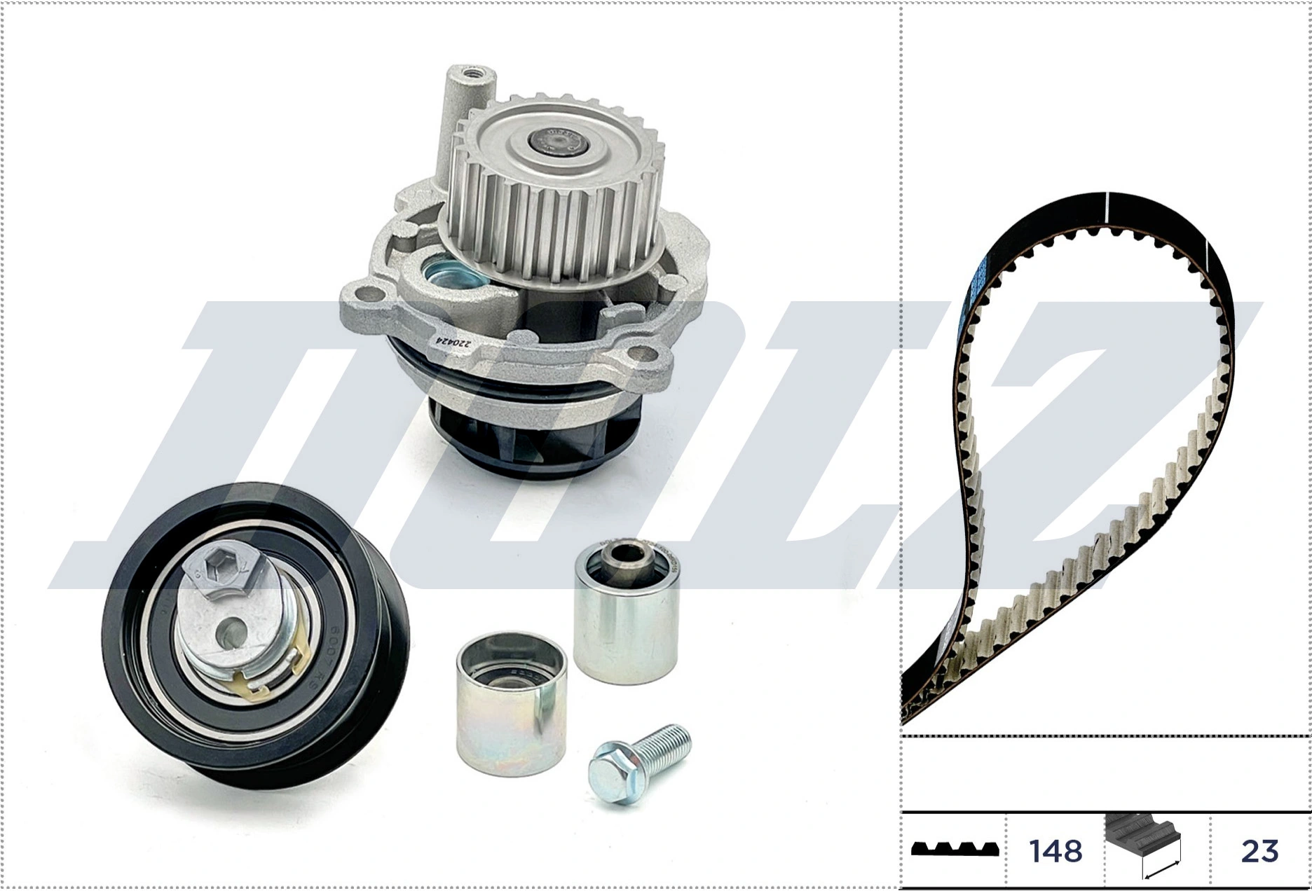 Water Pump & Timing Belt Kit KD166