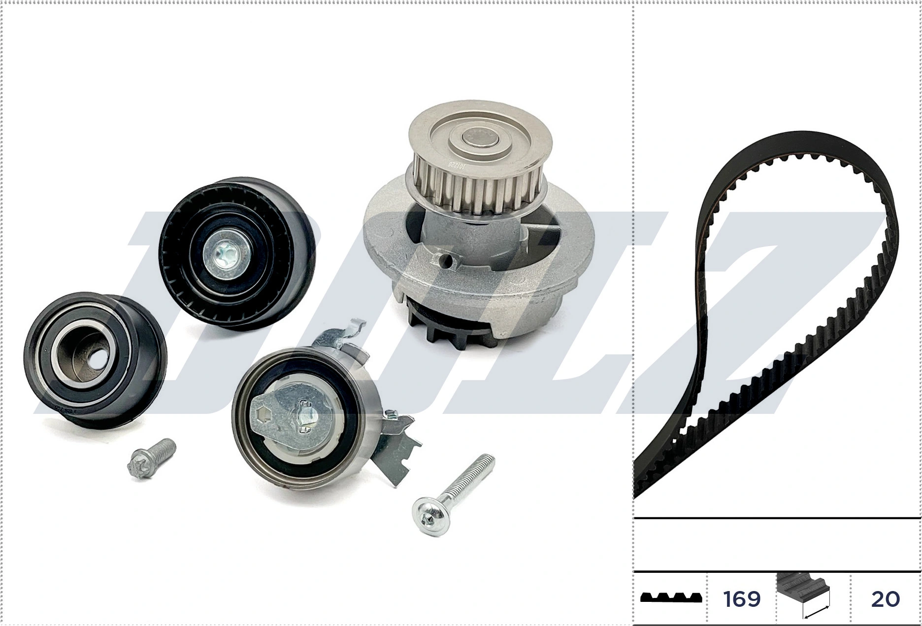Water Pump & Timing Belt Kit KD124