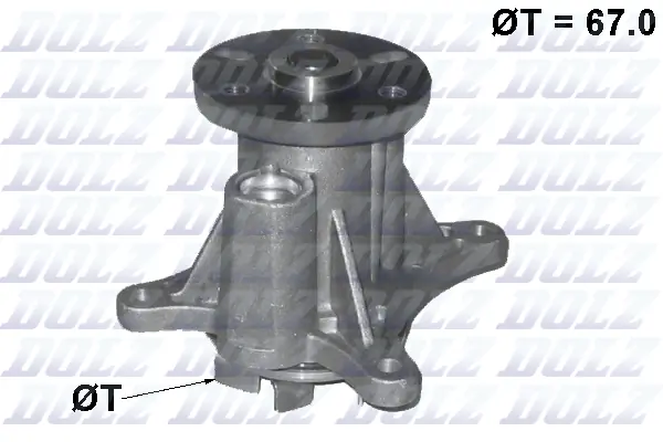 Water Pump, engine cooling C140