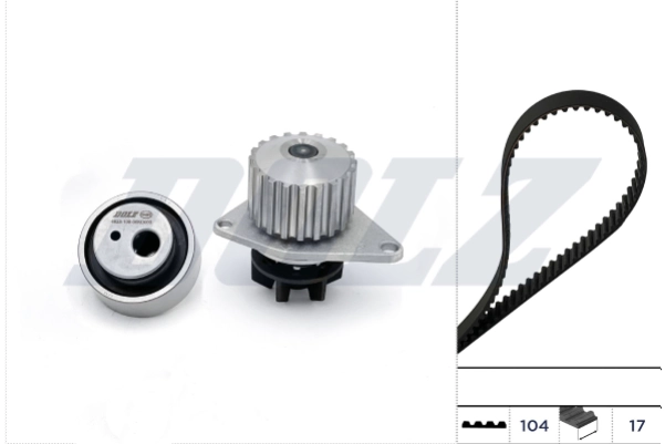 Water Pump & Timing Belt Kit KD006