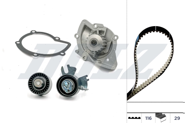 Water Pump & Timing Belt Kit KD106