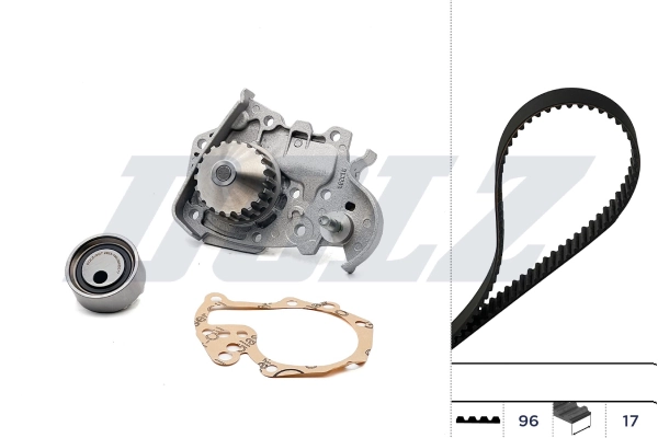 Water Pump & Timing Belt Kit KD066
