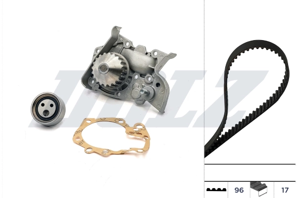 Water Pump & Timing Belt Kit KD116
