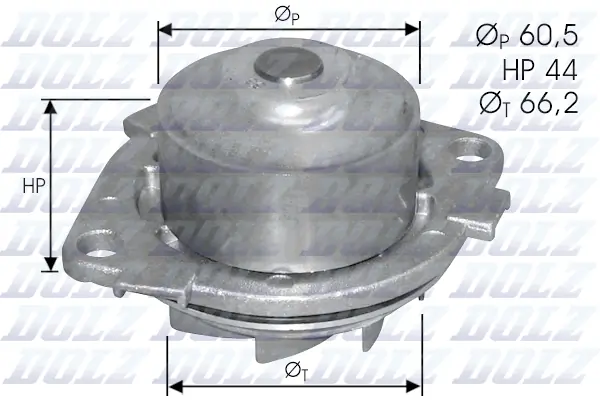 Water Pump, engine cooling S231