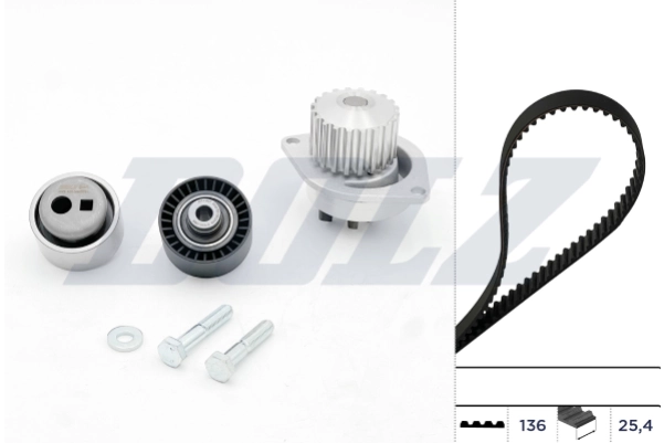 Water Pump & Timing Belt Kit KD010