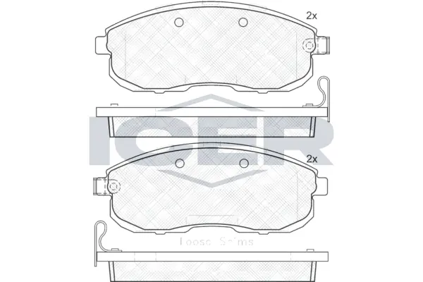 Brake Pad Set, disc brake 181882