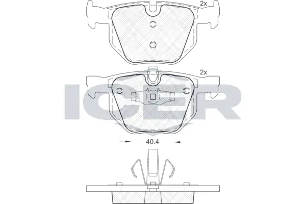 Brake Pad Set, disc brake 181739