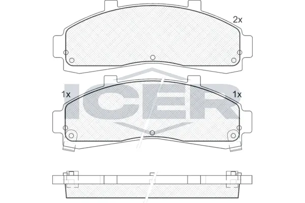 Brake Pad Set, disc brake 141228