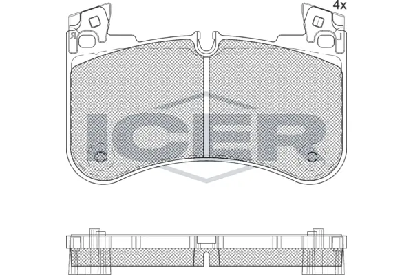 Brake Pad Set, disc brake 182366