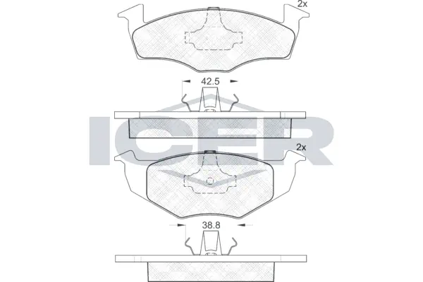 Brake Pad Set, disc brake 181119