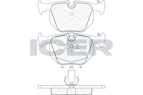 Brake Pad Set, disc brake 181549