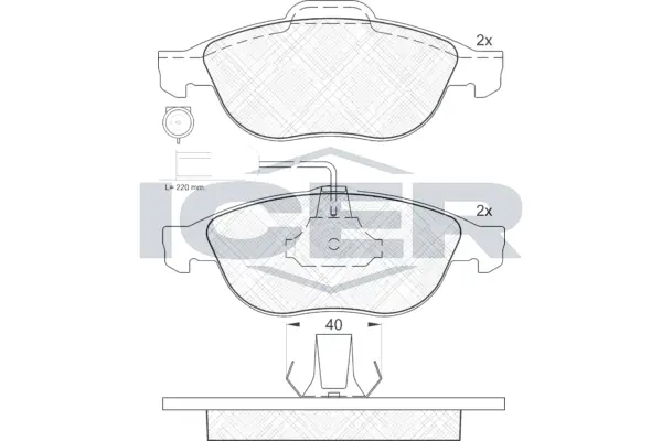 Brake Pad Set, disc brake 181212