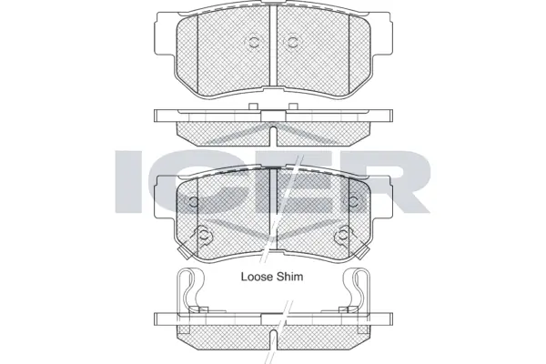 Brake Pad Set, disc brake 181645