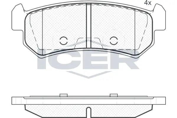 Brake Pad Set, disc brake 181727