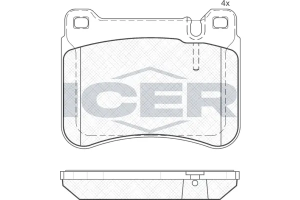 Brake Pad Set, disc brake 181769