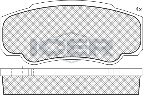 Brake Pad Set, disc brake 141524