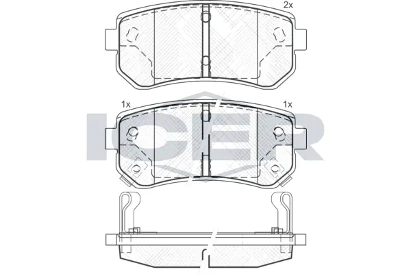 Brake Pad Set, disc brake 181712