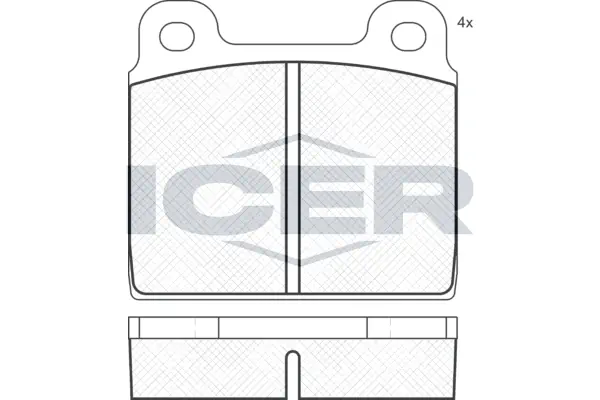 Brake Pad Set, disc brake 180011