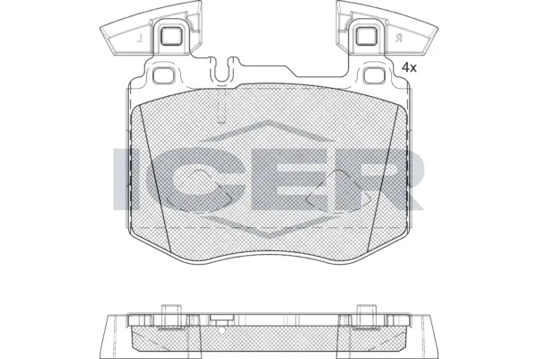 Brake Pad Set, disc brake 182367