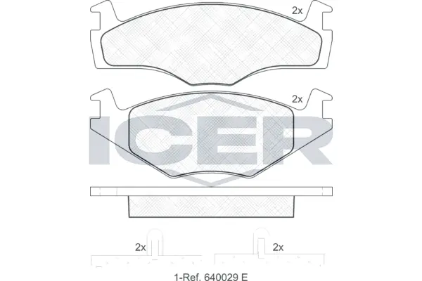 Brake Pad Set, disc brake 181048