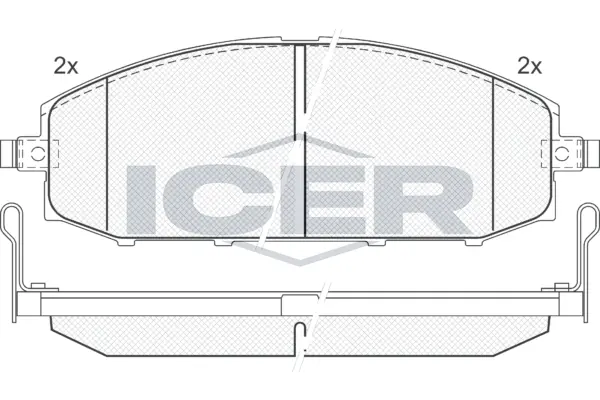 Brake Pad Set, disc brake 181448