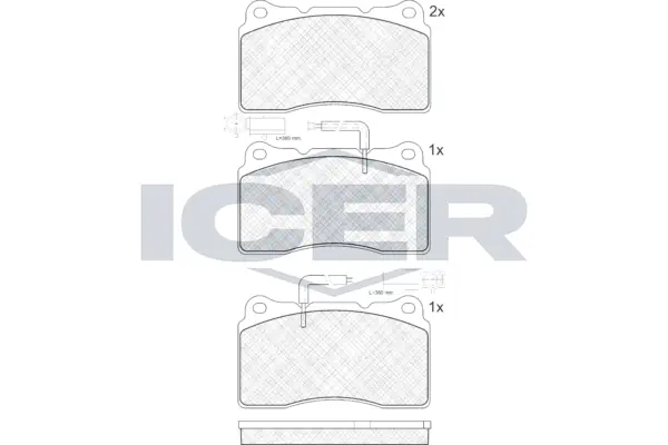Brake Pad Set, disc brake 181647