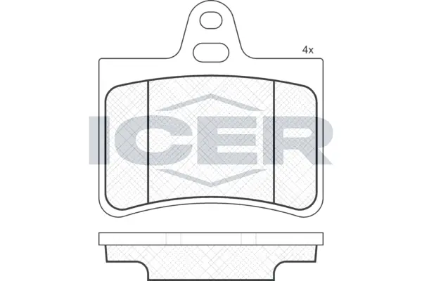 Brake Pad Set, disc brake 181407