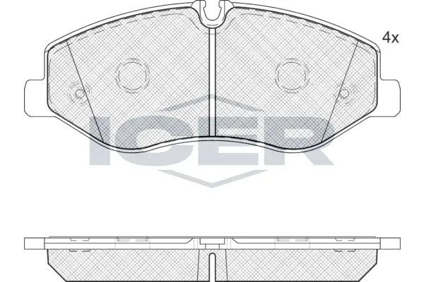 Brake Pad Set, disc brake 142191