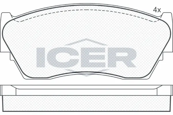 Brake Pad Set, disc brake 180937