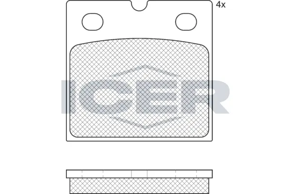 Brake Pad Set, disc parking brake 182361
