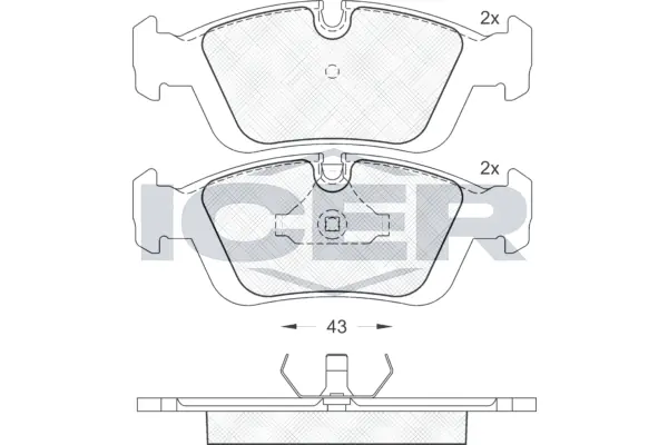 Brake Pad Set, disc brake 180801