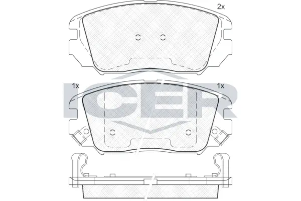 Brake Pad Set, disc brake 181745