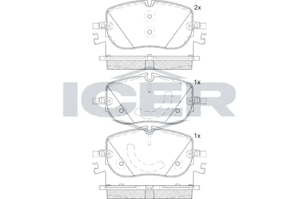 Brake Pad Set, disc brake 182432