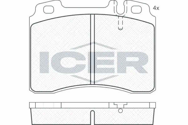 Brake Pad Set, disc brake 180861