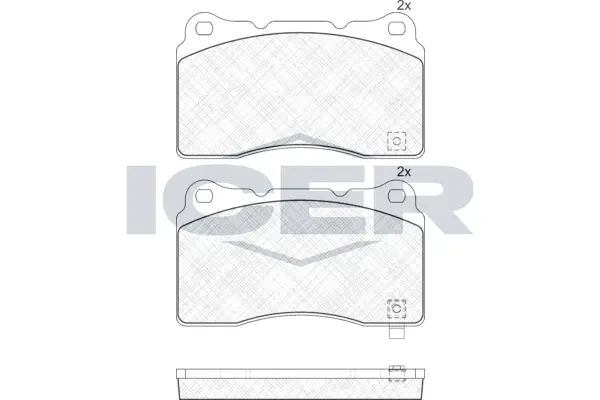 Brake Pad Set, disc brake 181585
