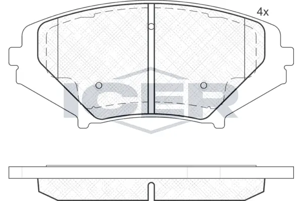 Brake Pad Set, disc brake 181670