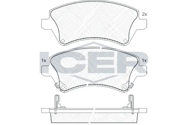 Brake Pad Set, disc brake 181513