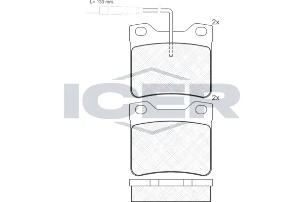 Brake Pad Set, disc brake 141241