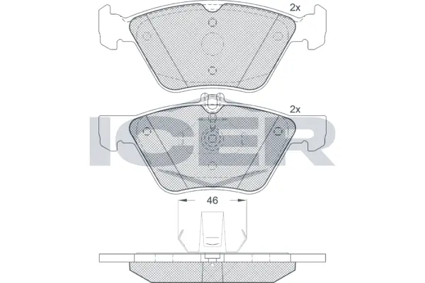 Brake Pad Set, disc brake 181159
