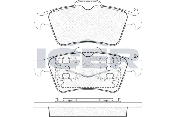 Brake Pad Set, disc brake 181433