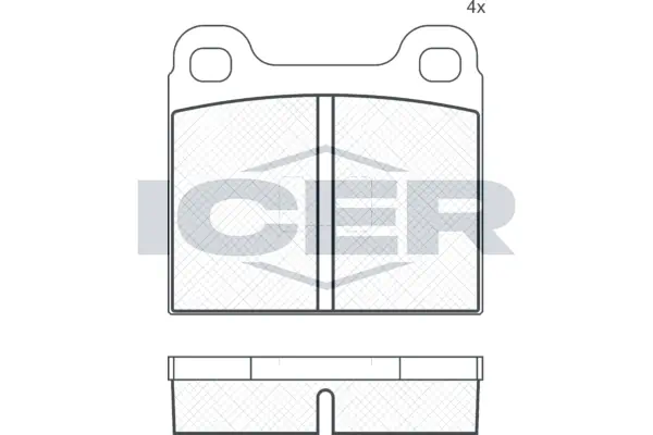 Brake Pad Set, disc brake 180169