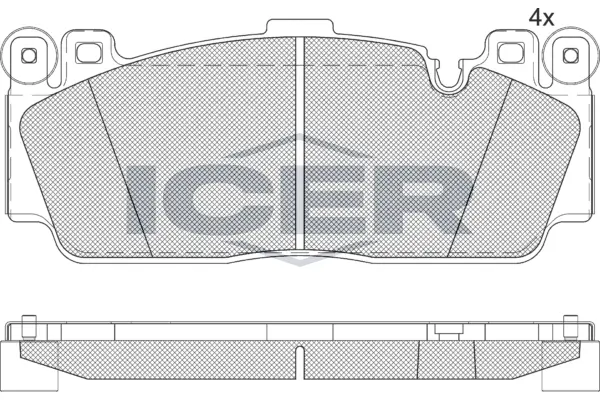 Brake Pad Set, disc brake 182358